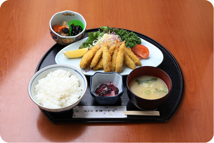 ワカサギフライ定食